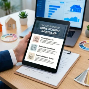 Prompts IA Immobilier : IA & Home Staging pièce par pièce